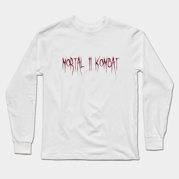 Mortal Kombat 11 Long Sleeve T-Shirt by D_Machine